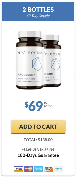 GlucoBerry 2 bottles